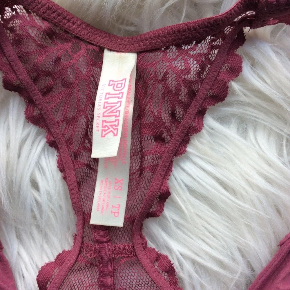VS PINK Racerback Lace Bralette - Picture 5 of 5